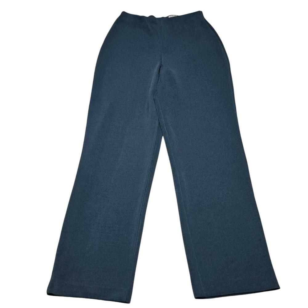 TravelSmith Pants Womens Size XS Pull On Stretch Slinky Travel Comfort Blue-Gray